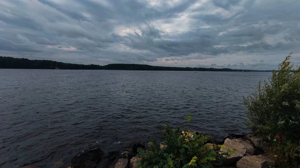 Belle Vue Sur Mer Gorki Russie — Photo