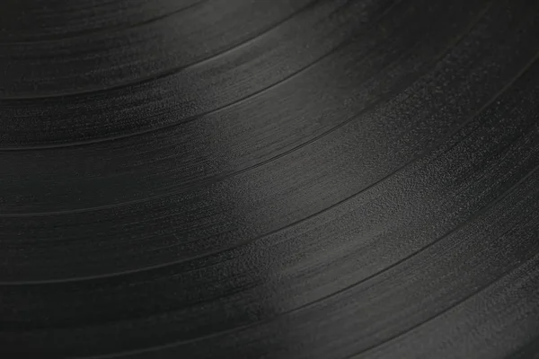 Full Frame Close Black Vintage Record — Stock Photo, Image