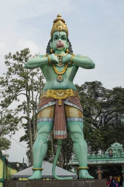 Kuala Lumpur Batu Caves, İstanbul / Malezya - 21 Temmuz 2018: büyük Hindu Tanrı Hanuman, Batu caves Kuala Lumpur Malezya heykeli