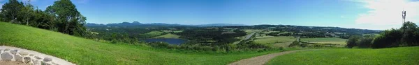 Vista Panorámica Los Puys Puy Dome Auvernia Visto Desde Puy — Foto de Stock