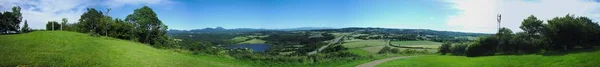 Panoramisch Zicht Puys Puy Dome Auvergne Gezien Vanaf Puy Mouffle — Stockfoto
