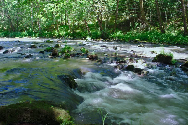 River Sioule Puy Dome Auvergne Summer — Stock Photo, Image