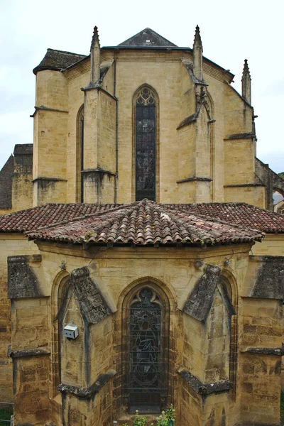 Heilige Sacerdos Cathedrale Steen Verguld Sarlat Caneda — Stockfoto