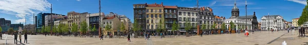 Yer Jaude Clermont Ferrand Panoramik Çekim Puy Dome Fransa — Stok fotoğraf