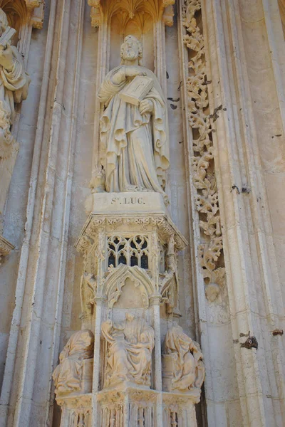 Details Der Tür Der Kirche Saint Maclou Rouen Normandie Saint — Stockfoto