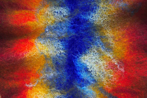 nuno felt, felted wool texture and multicolored silk. Clothing Crafts.