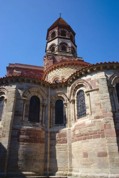Saint Julien Brioude Basilica Haute Loire Auvergnat Romanesque Style — стокове фото