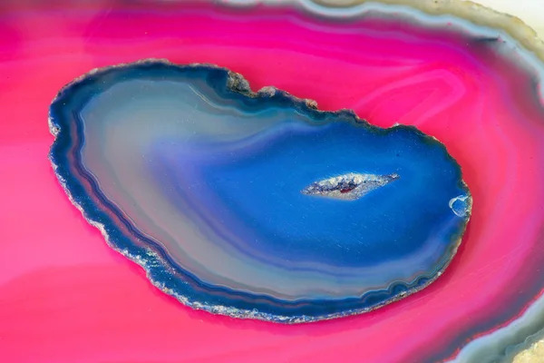 Blue Agate Pink Agate — Stock Photo, Image