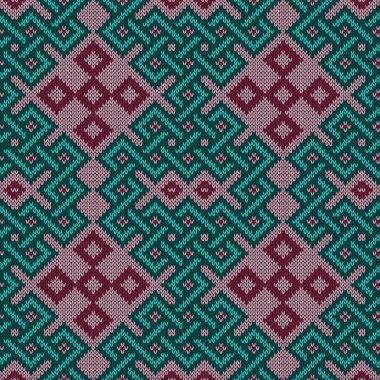 Örme sorunsuz süslü tasarlamak