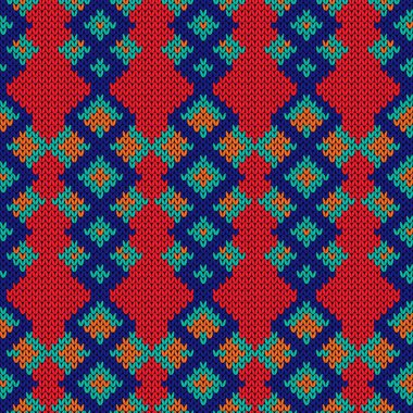 Örme Dikişsiz dekoratif desen