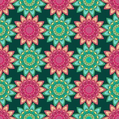 narin sorunsuz çiçek desenli