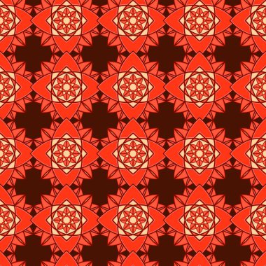 Kontrast dekoratif seamless modeli