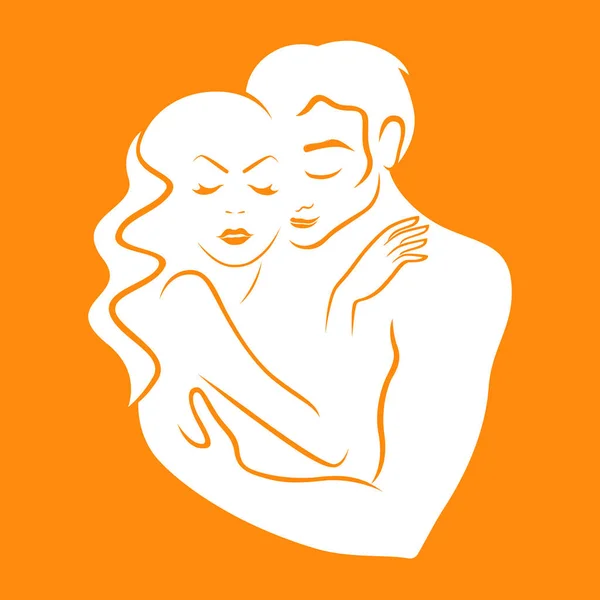 Логотип вектор ніжного кохання — стоковий вектор