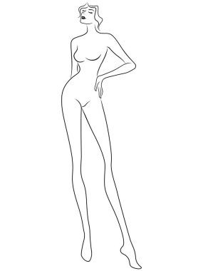 Çekici ve sofistike genç kadın