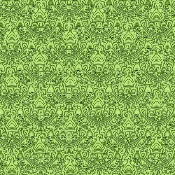Abstrakt sömlöst mönster i gröna nyanser — Stock vektor