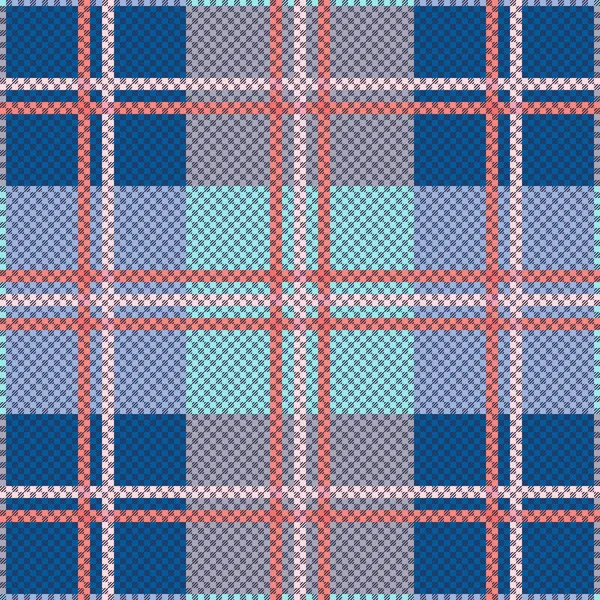 Tartan Scottish Seamless Pattern Blue Grey Pink Hues Texture Flannel — стоковый вектор