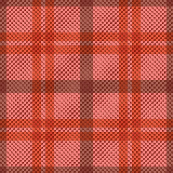 Ταρτάν Tartan Scottish Αδιάλειπτη Μοτίβο Terracotta Πορτοκαλί Και Καφέ Χρώματα — Διανυσματικό Αρχείο