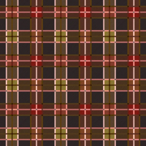 Tartan Scottish Tlumený Bezešvý Vzor Tlumené Modré Khaki Žluté Červené — Stockový vektor