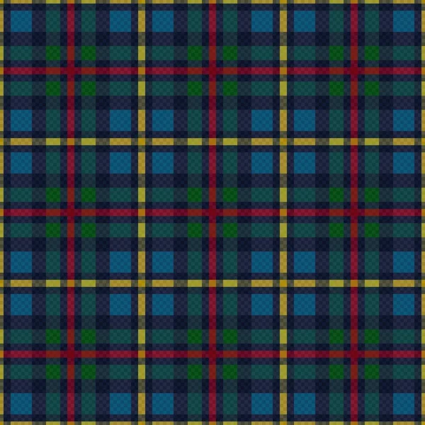 Patrón Vectorial Rectangular Sin Costuras Como Tartán Escocés Tonos Azules — Archivo Imágenes Vectoriales