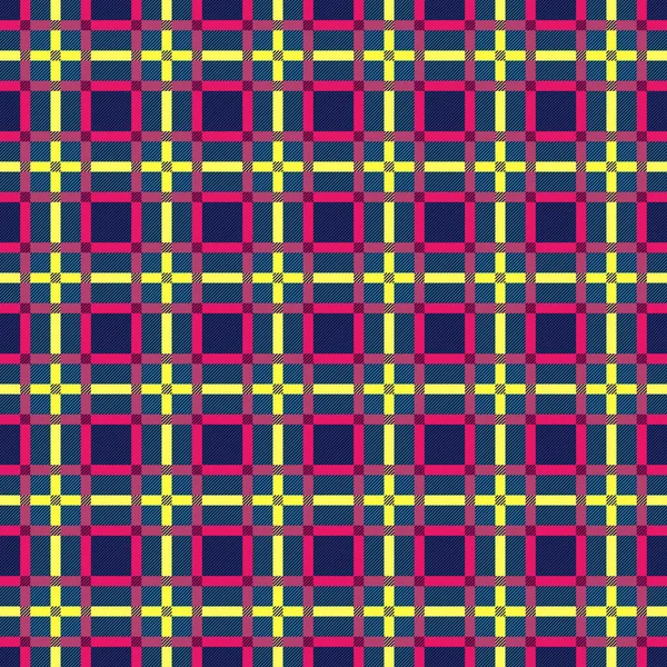 Patrón Contraste Vectorial Rectangular Sin Costuras Como Tartán Escocés Principalmente — Archivo Imágenes Vectoriales