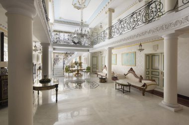 Lüks lobi iç Helvecia otel