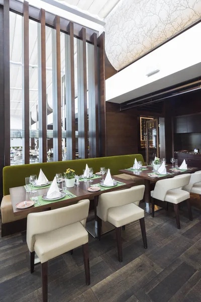 Modern Restaurant Interieur Deel Van Een Hotel — Stockfoto