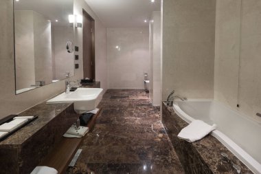 Lüks mermer banyo. iç