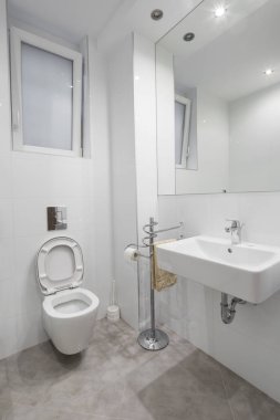 küçük ama şık yarım banyo