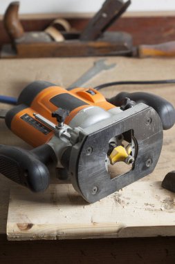 Ağaç işleme yönlendirici .carpentry yakın çekim