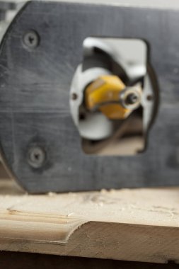 Ağaç işleme yönlendirici .carpentry yakın çekim