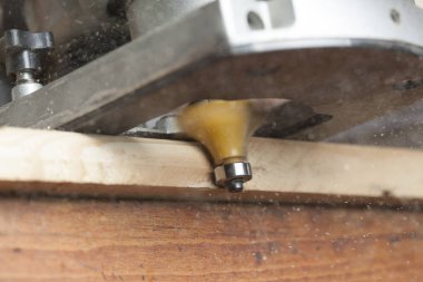 Ağaç işleme yönlendirici .carpentry. yakın çekim