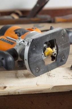 Ağaç işleme yönlendirici .carpentry yakın çekim