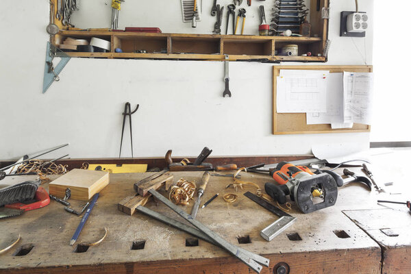 craftsman workshop.copy space