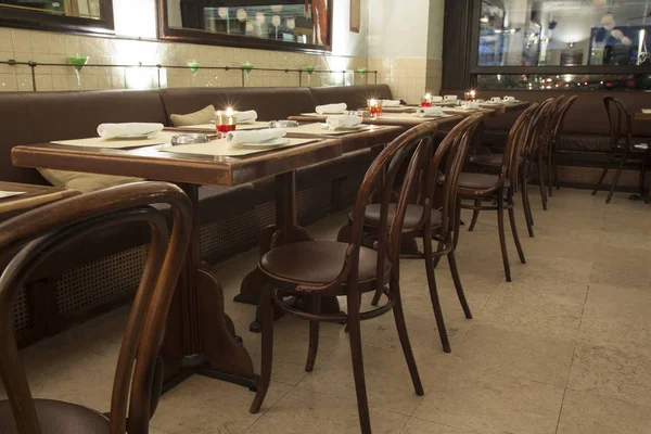 Diseño Moderno Elegante Bar Café Estilo Vintage — Foto de Stock