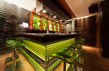 Modern kafe bar iç