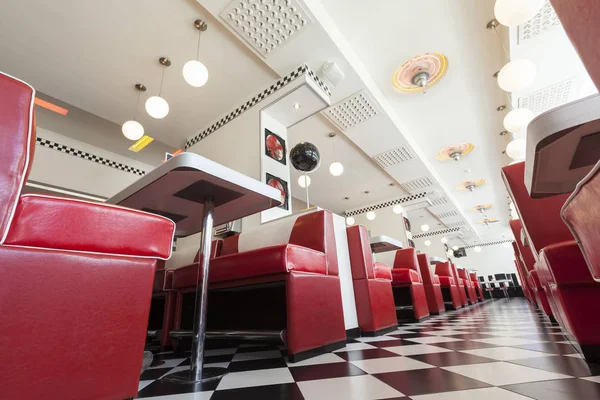 American diner restaurant.retro interior