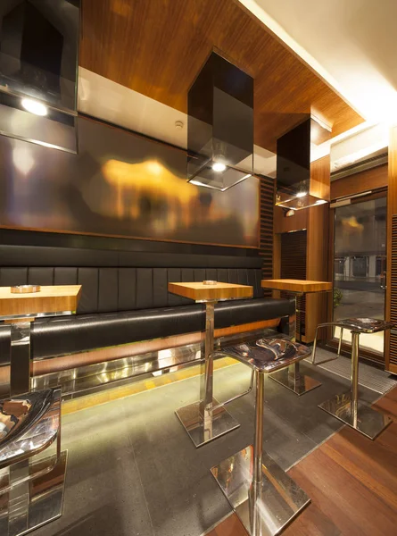 Interior moderno bar cafetería —  Fotos de Stock