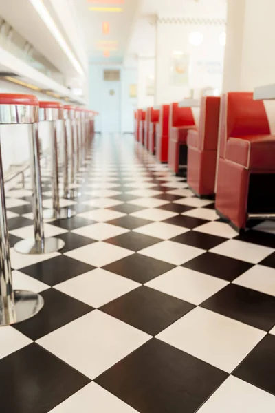 American diner restaurant.retro interior