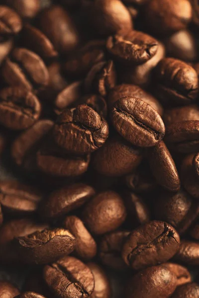 Imagen tonificada de granos de caffe .close up — Foto de Stock