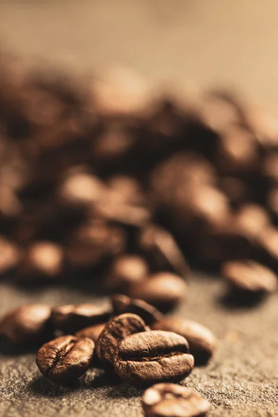 Imagen tonificada de granos de caffe .close up — Foto de Stock