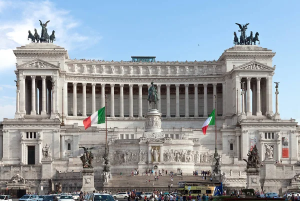 Victor Emmanuel II, Roma İtalya Ulusal Anıtı. Sunak vatanın Altare della Patria. (06/08/2018, Roma, İtalya)