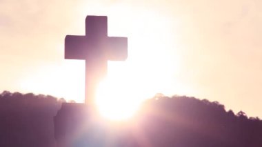 Hıristiyanlık, çapraz, kutsal haç üzerinde gündoğumu