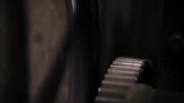 复古齿轮 旧重型机械工作 — 图库视频影像