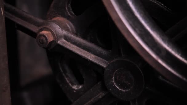 Vintage Gear Machines Oude Zware Mechanisme Werken — Stockvideo