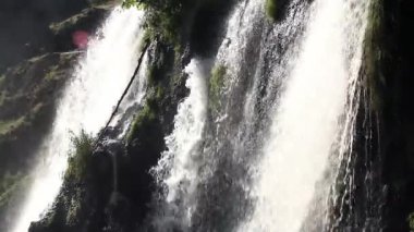 Dağ şelale, vahşi sahne