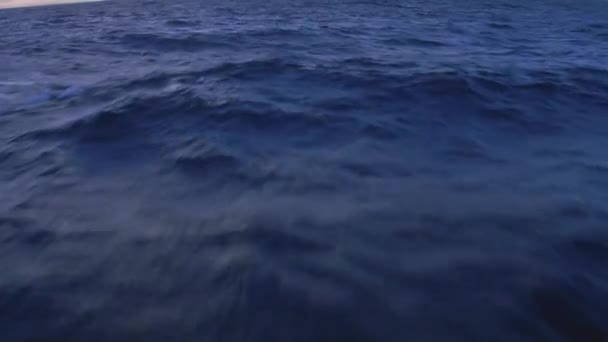Aerial Shot Open Sea — Stock Video