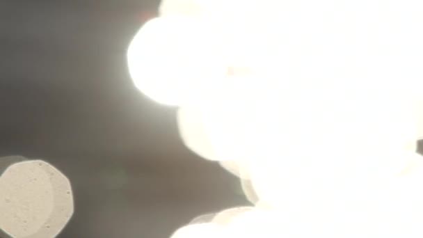 Bokeh Dansant Lumière Soleil Sur Les Vagues Océaniques — Video