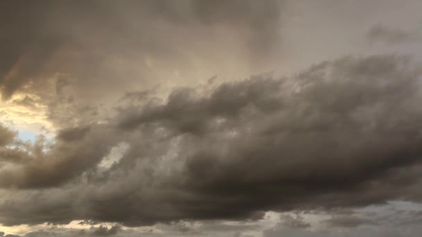 Gewitter Donnern Schönen Himmel — Stockvideo