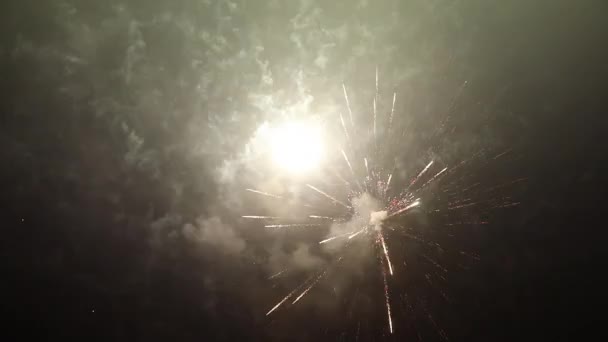 Feuerwerk China Freien — Stockvideo