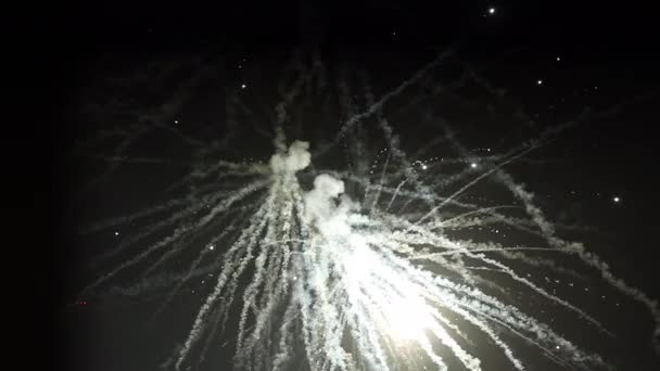 Feuerwerk China Freien — Stockvideo